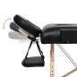 vidaXL Massageliege 2-Zonen mit Hocker Klappbar 10 cm Sitz Schwarz vidaXL Massageliege 2-Zonen mit Hocker Klappbar 10 cm Sitz Schwarz