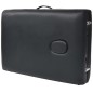 vidaXL Massageliege 2-Zonen mit Hocker Klappbar 10 cm Sitz Schwarz vidaXL Massageliege 2-Zonen mit Hocker Klappbar 10 cm Sitz Schwarz