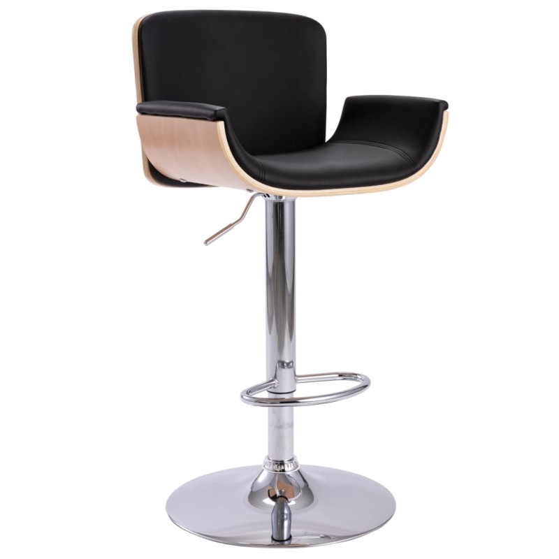 vidaXL Barhocker Schwarz Kunstleder vidaXL Barhocker Schwarz Kunstleder
