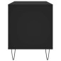 vidaXL Plattenschrank Schwarz 100x38x48 cm Holzwerkstoff vidaXL Plattenschrank Schwarz 100x38x48 cm Holzwerkstoff