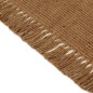 vidaXL Teppich mit Fransen 160x230 cm Jute vidaXL Teppich mit Fransen 160x230 cm Jute