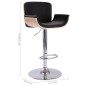 vidaXL Barhocker Schwarz Kunstleder vidaXL Barhocker Schwarz Kunstleder