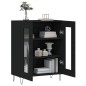 vidaXL Sideboard Schwarz 69,5x34x90 cm Holzwerkstoff vidaXL Sideboard Schwarz 69,5x34x90 cm Holzwerkstoff
