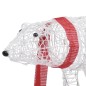 vidaXL LED-Bär Weihnachtsdekoration 45 LEDs 71x20x38 cm Acryl vidaXL LED-Bär Weihnachtsdekoration 45 LEDs 71x20x38 cm Acryl
