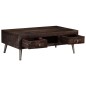 vidaXL Couchtisch Altholz Massiv 100x60x35 cm vidaXL Couchtisch Altholz Massiv 100x60x35 cm