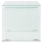 vidaXL Zweiteiliges Satztisch-Set aus gehärtetem Glas Transparent vidaXL Zweiteiliges Satztisch-Set aus gehärtetem Glas Transparent