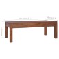 vidaXL Couchtisch 110x60x40 cm Teak Massivholz vidaXL Couchtisch 110x60x40 cm Teak Massivholz