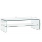 vidaXL Couchtisch Transparent 98×45×31 cm Hartglas vidaXL Couchtisch Transparent 98×45×31 cm Hartglas