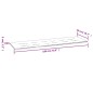 Gartenbank-Auflage Beige 180x50x3 cm Oxford-Gewebe Gartenbank-Auflage Beige 180x50x3 cm Oxford-Gewebe