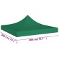 vidaXL Partyzelt-Dach 2x2 m Grün 270 g/m² vidaXL Partyzelt-Dach 2x2 m Grün 270 g/m²