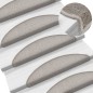 vidaXL 15 Stk. Treppenmatten Taupe 56 x 17 x 3 cm vidaXL 15 Stk. Treppenmatten Taupe 56 x 17 x 3 cm