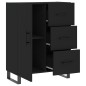 vidaXL Sideboard Schwarz 69,5x34x90 cm Holzwerkstoff vidaXL Sideboard Schwarz 69,5x34x90 cm Holzwerkstoff
