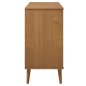 vidaXL Sideboard MOLDE Braun 90x40x80 cm Massivholz Kiefer vidaXL Sideboard MOLDE Braun 90x40x80 cm Massivholz Kiefer
