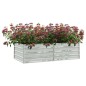 vidaXL Garten-Hochbeet 160x80x45 cm Verzinkter Stahl Silber vidaXL Garten-Hochbeet 160x80x45 cm Verzinkter Stahl Silber