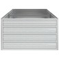 vidaXL Garten-Hochbeet 160x80x45 cm Verzinkter Stahl Silber vidaXL Garten-Hochbeet 160x80x45 cm Verzinkter Stahl Silber