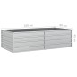 vidaXL Garten-Hochbeet 160x80x45 cm Verzinkter Stahl Silber vidaXL Garten-Hochbeet 160x80x45 cm Verzinkter Stahl Silber