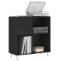 vidaXL Plattenschrank Schwarz 84,5x38x89 cm Holzwerkstoff vidaXL Plattenschrank Schwarz 84,5x38x89 cm Holzwerkstoff