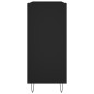 vidaXL Plattenschrank Schwarz 84,5x38x89 cm Holzwerkstoff vidaXL Plattenschrank Schwarz 84,5x38x89 cm Holzwerkstoff