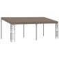 vidaXL Wand-Pavillon 6x3x2,5 m Taupe vidaXL Wand-Pavillon 6x3x2,5 m Taupe