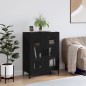 vidaXL Sideboard Schwarz 69,5x34x90 cm Holzwerkstoff vidaXL Sideboard Schwarz 69,5x34x90 cm Holzwerkstoff