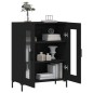 vidaXL Sideboard Schwarz 69,5x34x90 cm Holzwerkstoff vidaXL Sideboard Schwarz 69,5x34x90 cm Holzwerkstoff