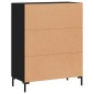 vidaXL Sideboard Schwarz 69,5x34x90 cm Holzwerkstoff vidaXL Sideboard Schwarz 69,5x34x90 cm Holzwerkstoff