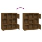 vidaXL Highboard Honigbraun 110,5x35x117 cm Massivholz Kiefer vidaXL Highboard Honigbraun 110,5x35x117 cm Massivholz Kiefer