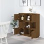 vidaXL Highboard Honigbraun 110,5x35x117 cm Massivholz Kiefer vidaXL Highboard Honigbraun 110,5x35x117 cm Massivholz Kiefer