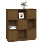 vidaXL Highboard Honigbraun 110,5x35x117 cm Massivholz Kiefer vidaXL Highboard Honigbraun 110,5x35x117 cm Massivholz Kiefer