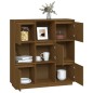 vidaXL Highboard Honigbraun 110,5x35x117 cm Massivholz Kiefer vidaXL Highboard Honigbraun 110,5x35x117 cm Massivholz Kiefer