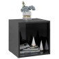 vidaXL TV-Schränke 4 Stk. Hochglanz-Schwarz 37x35x37 cm Holzwerkstoff vidaXL TV-Schränke 4 Stk. Hochglanz-Schwarz 37x35x37 cm Holzwerkstoff
