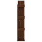 vidaXL Bücherschrank 48x25,5x140 cm Eiche Braun Holzwerkstoff vidaXL Bücherschrank 48x25,5x140 cm Eiche Braun Holzwerkstoff