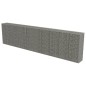 vidaXL Gabionenwand mit Abdeckung Verzinkter Stahl 600×50×150 cm vidaXL Gabionenwand mit Abdeckung Verzinkter Stahl 600×50×150 cm