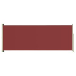 vidaXL Seitenmarkise Ausziehbar 117x300 cm Rot