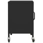vidaXL Lagerschrank Schwarz 60x35x56 cm Stahl