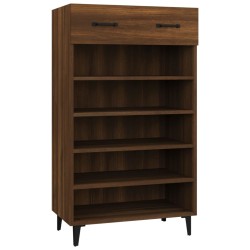 vidaXL Schuhschrank Braun Eichen-Optik 60x35x105 cm Holzwerkstoff