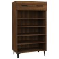vidaXL Schuhschrank Braun Eichen-Optik 60x35x105 cm Holzwerkstoff vidaXL Schuhschrank Braun Eichen-Optik 60x35x105 cm Holzwerkstoff