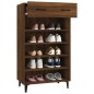 vidaXL Schuhschrank Braun Eichen-Optik 60x35x105 cm Holzwerkstoff vidaXL Schuhschrank Braun Eichen-Optik 60x35x105 cm Holzwerkstoff