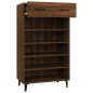 vidaXL Schuhschrank Braun Eichen-Optik 60x35x105 cm Holzwerkstoff vidaXL Schuhschrank Braun Eichen-Optik 60x35x105 cm Holzwerkstoff