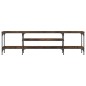 vidaXL TV-Schrank Sonoma-Eiche 161x35x45 cm Holzwerkstoff & Eisen vidaXL TV-Schrank Sonoma-Eiche 161x35x45 cm Holzwerkstoff & Eisen