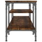 vidaXL TV-Schrank Sonoma-Eiche 161x35x45 cm Holzwerkstoff & Eisen vidaXL TV-Schrank Sonoma-Eiche 161x35x45 cm Holzwerkstoff & Eisen