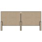 Kopfteil Dunkelgrau Stoff 200×200 cm Kopfteil Dunkelgrau Stoff 200×200 cm