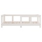 vidaXL Kinderbett Weiß 70x140 cm Massivholz Kiefer