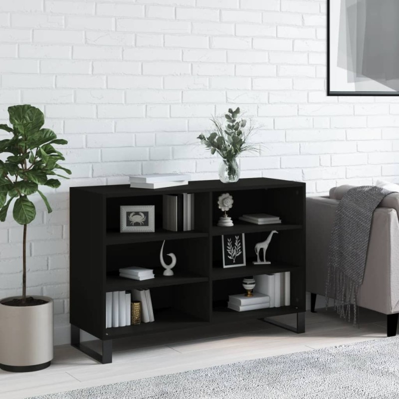 vidaXL Sideboard Schwarz 103,5x35x70 cm Holzwerkstoff vidaXL Sideboard Schwarz 103,5x35x70 cm Holzwerkstoff