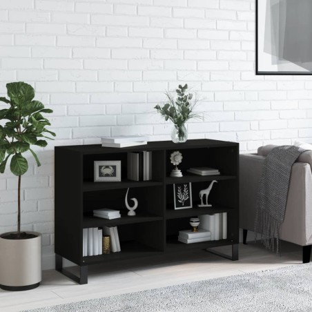 vidaXL Sideboard Schwarz 103,5x35x70 cm Holzwerkstoff