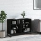 vidaXL Sideboard Schwarz 103,5x35x70 cm Holzwerkstoff vidaXL Sideboard Schwarz 103,5x35x70 cm Holzwerkstoff