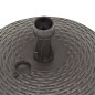 vidaXL Sonnenschirmständer Sand/Wasser 20 L Braun Kunststoff Rattan vidaXL Sonnenschirmständer Sand/Wasser 20 L Braun Kunststoff Rattan
