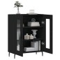 vidaXL Sideboard Schwarz 69,5x34x90 cm Holzwerkstoff vidaXL Sideboard Schwarz 69,5x34x90 cm Holzwerkstoff