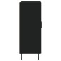 vidaXL Sideboard Schwarz 69,5x34x90 cm Holzwerkstoff vidaXL Sideboard Schwarz 69,5x34x90 cm Holzwerkstoff