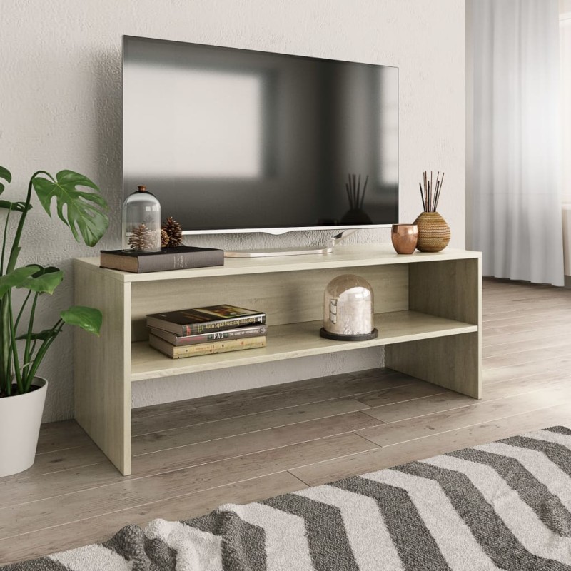 vidaXL TV-Schrank Sonoma-Eiche 100x40x40 cm Holzwerkstoff vidaXL TV-Schrank Sonoma-Eiche 100x40x40 cm Holzwerkstoff